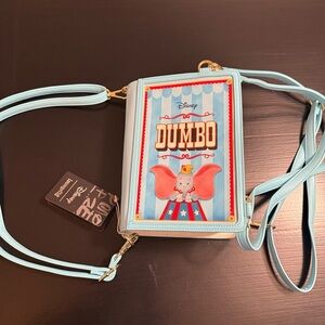Loungefly Disney Dumbo Blue Crossbody Bag